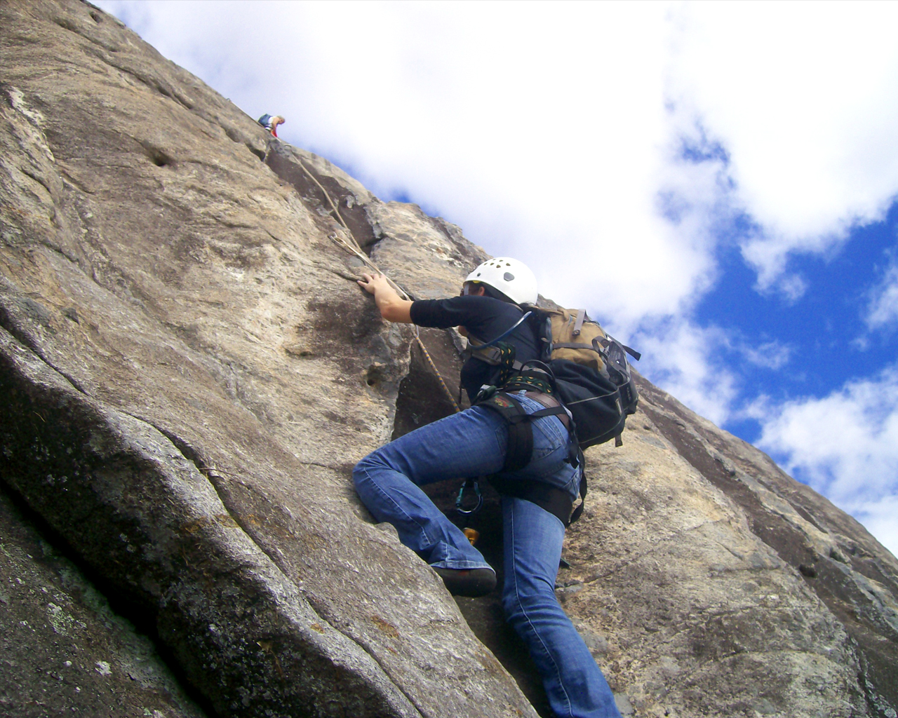 Rock Climbing in NC by RAN Creative Desktop Wallpaper