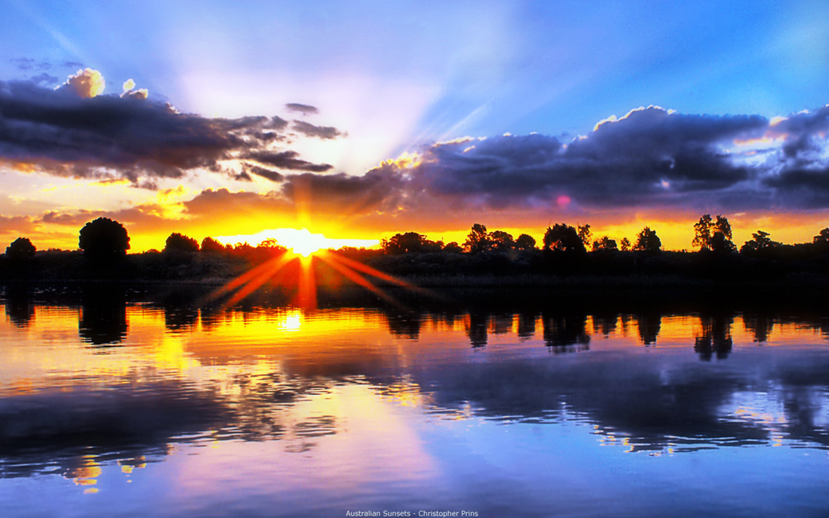 Australian Sunsets by Christopher Prins - Desktop Wallpaper