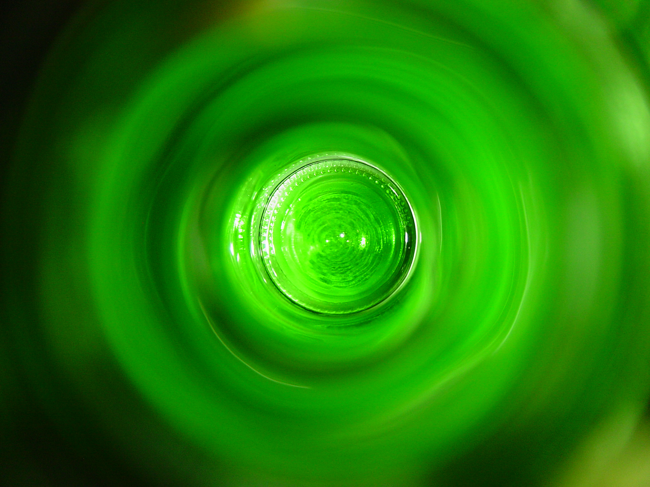 Green Bottle by smithee Desktop Wallpaper