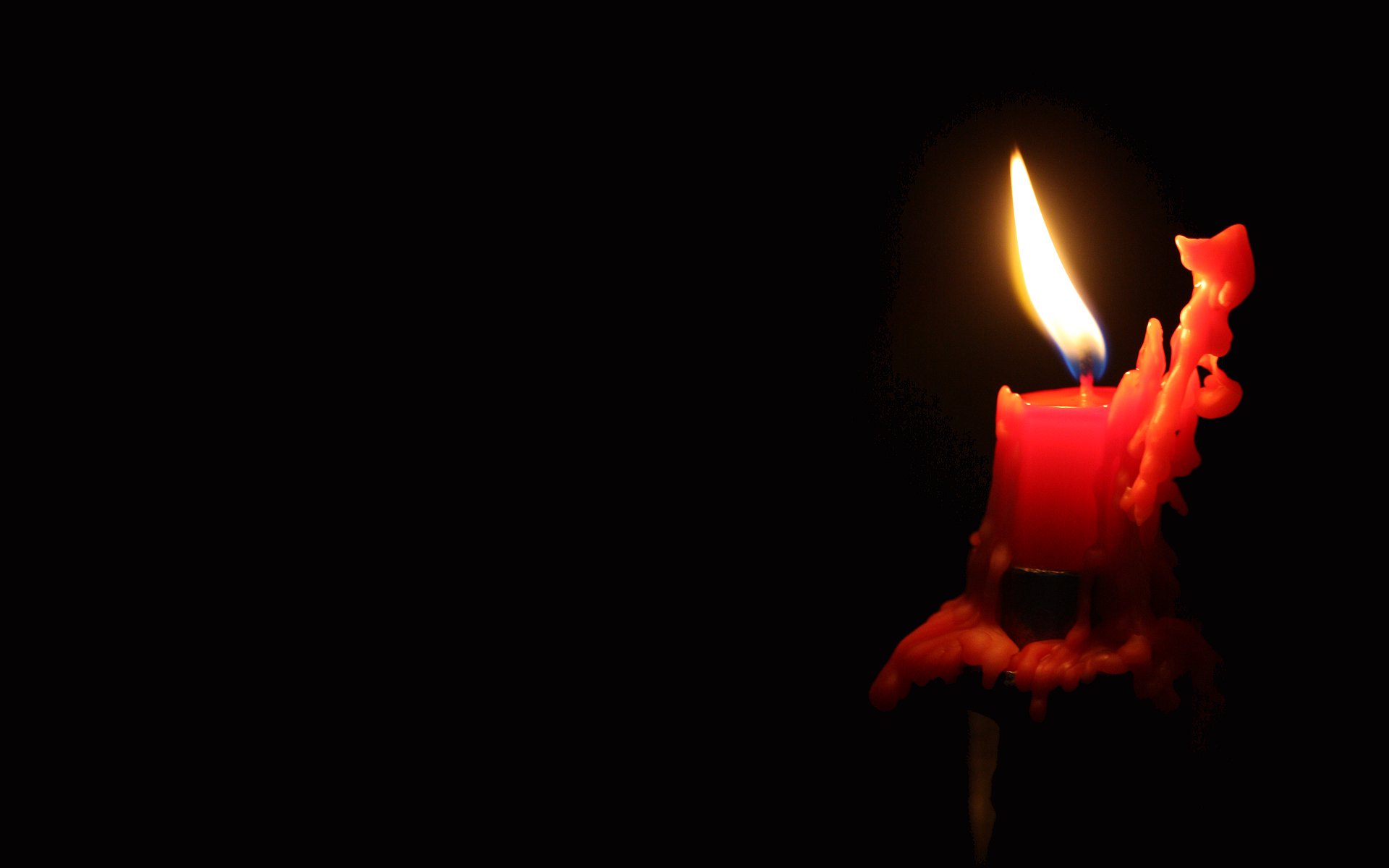 Red Candle by Desktop Wallpaper
