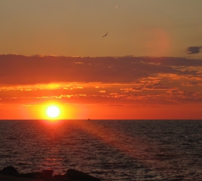 Lake Michigan in the evening (C) Dan michigan