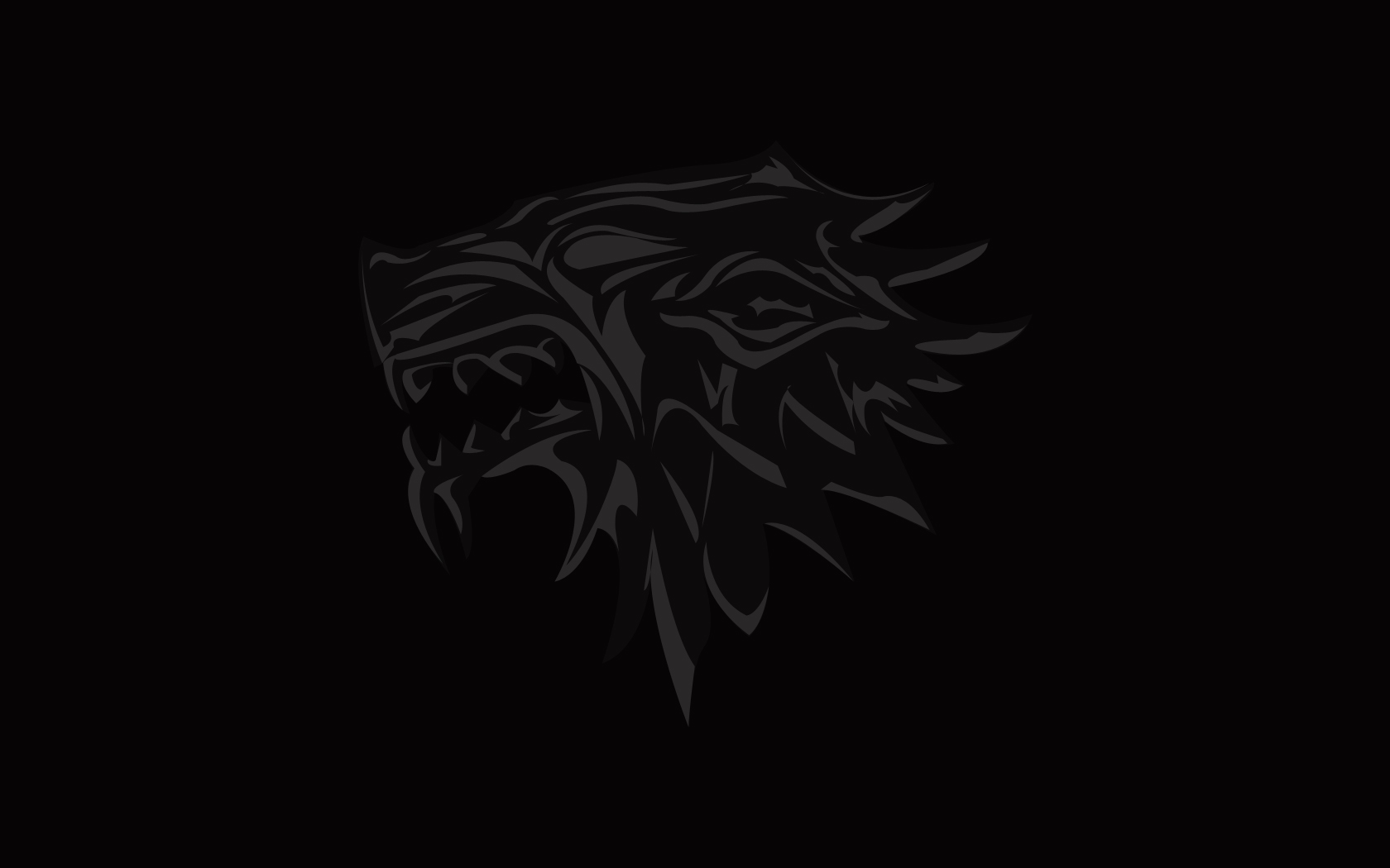 Stark Direwolf Sigil