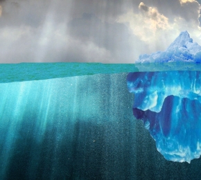 Underwater iceberg by Fanois - Desktop Wallpaper