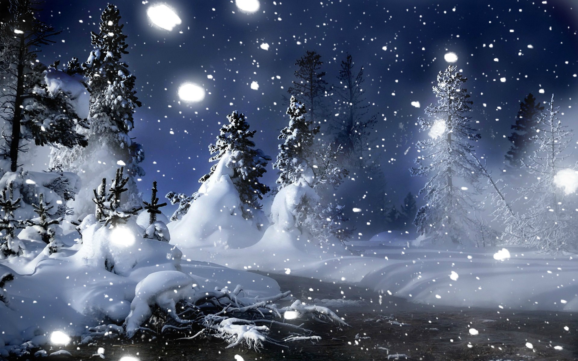 Let It Snow - Desktop Wallpaper