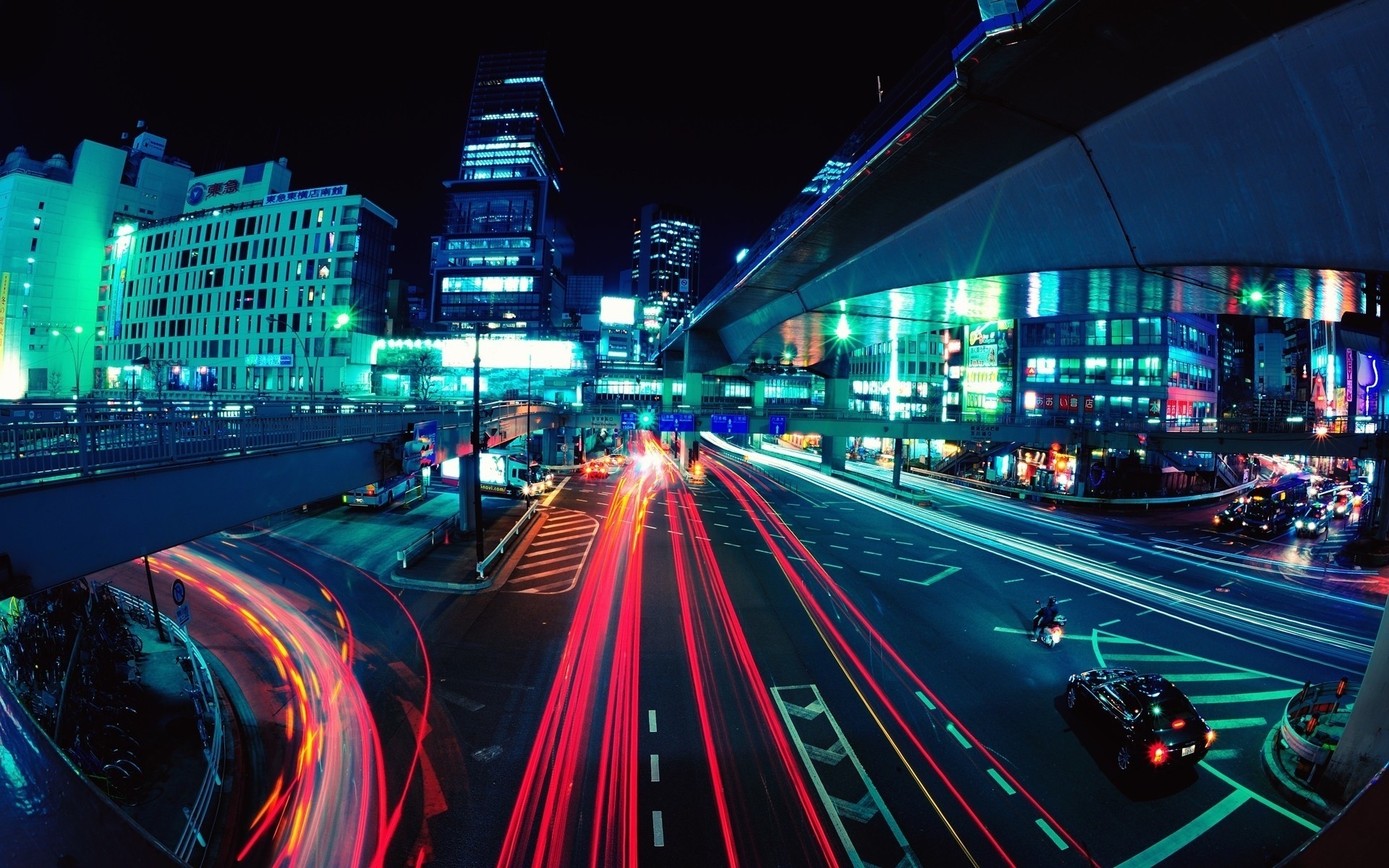 Tokyo City at Night - Desktop Wallpaper