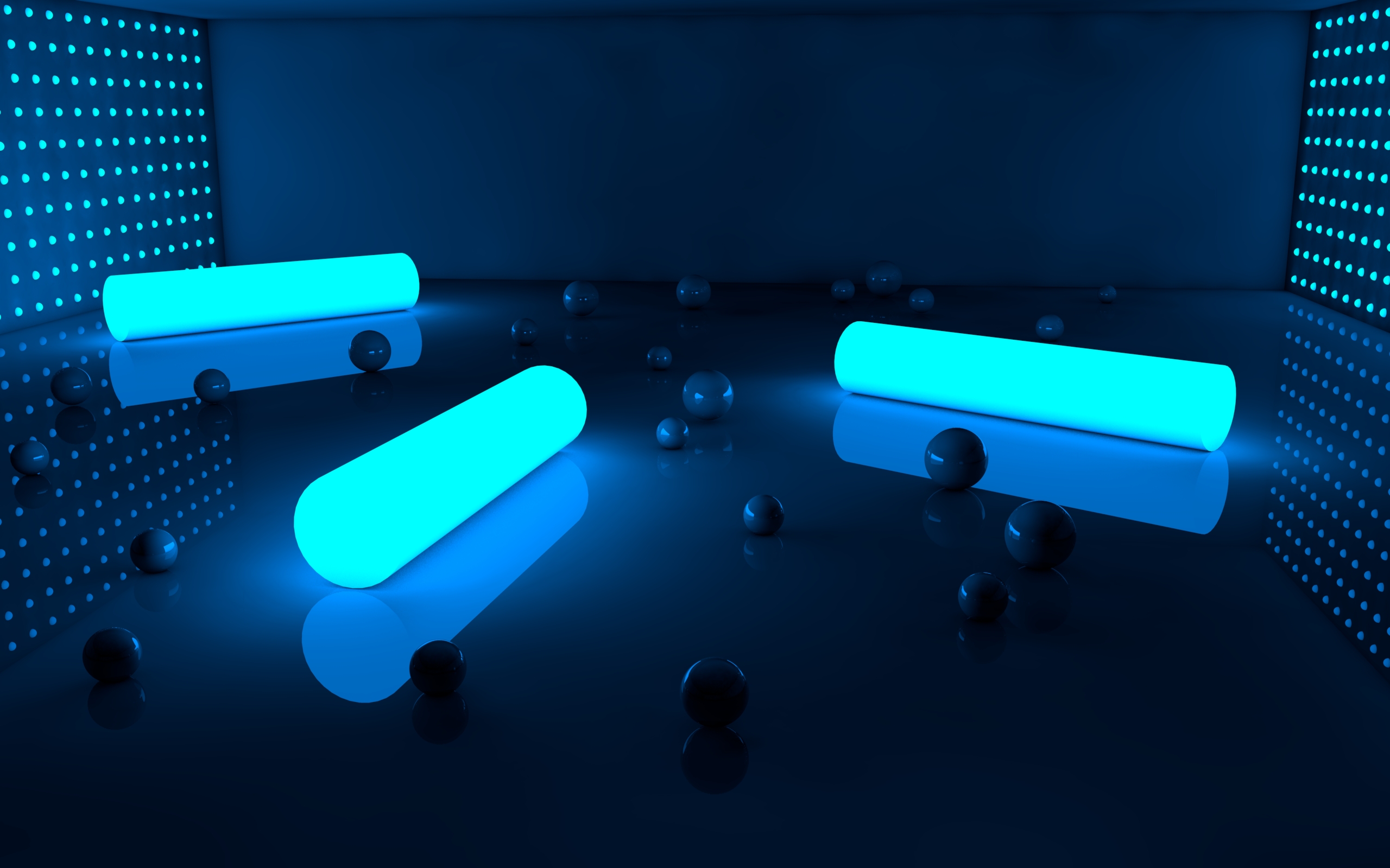 Neon Room Desktop Wallpaper