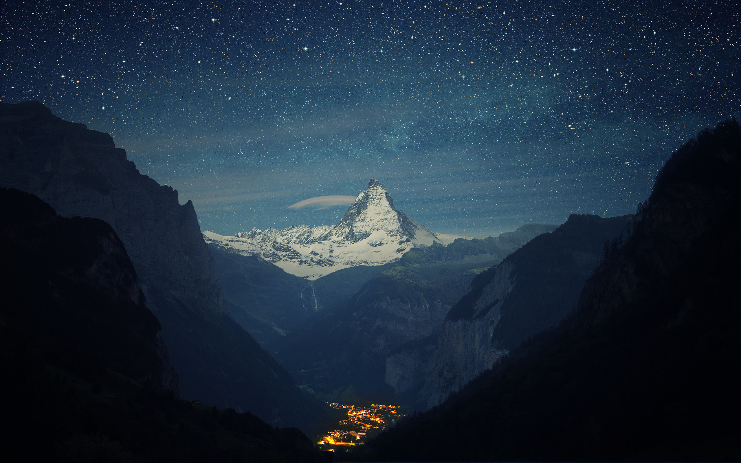 Valley of the Stars By Dominic Kamp - Desktop Wallpaper