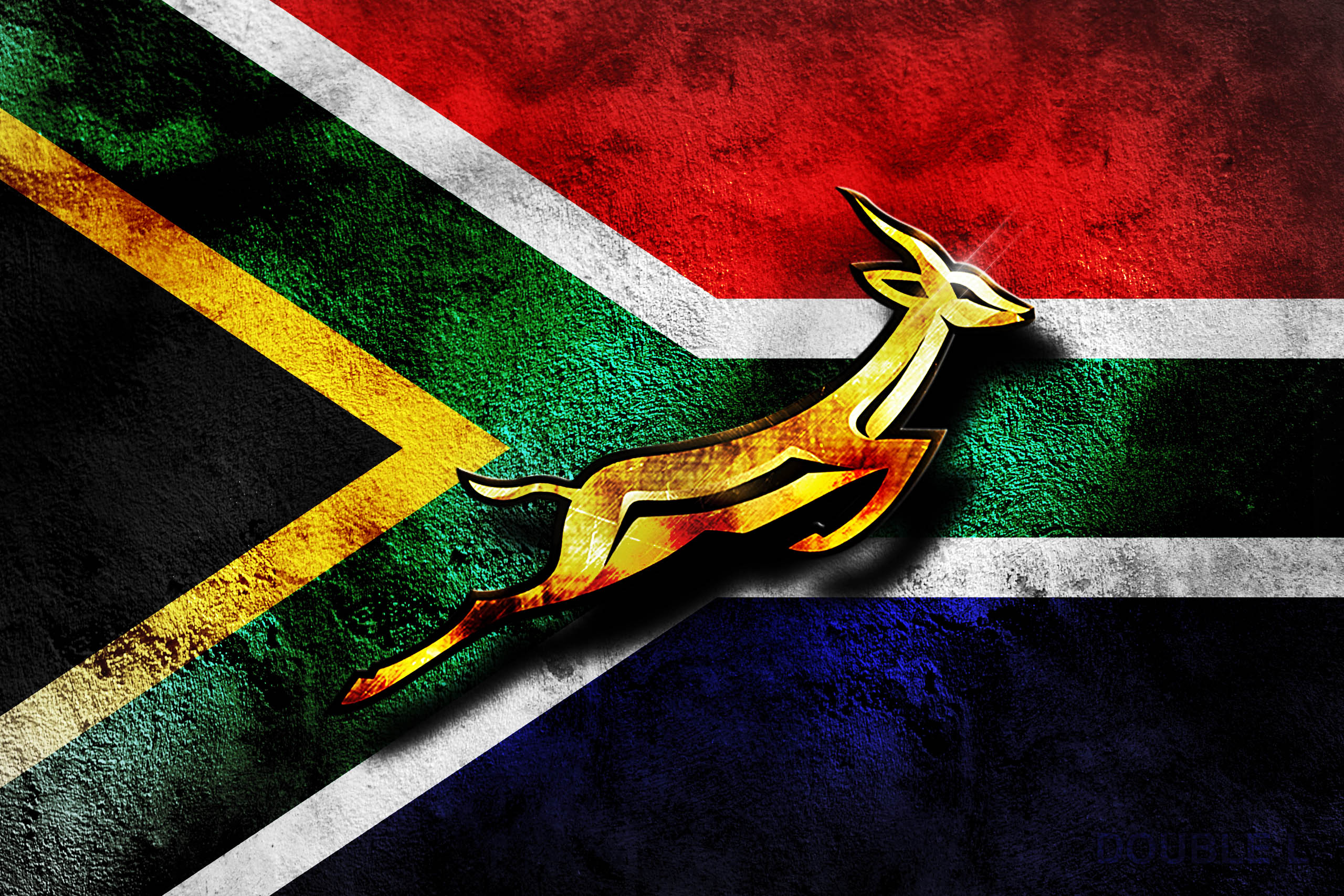 South African Rugby Flag By Double L Desktop Wallpaper South African Rugby Flag By Double L Desktop Wallpaper