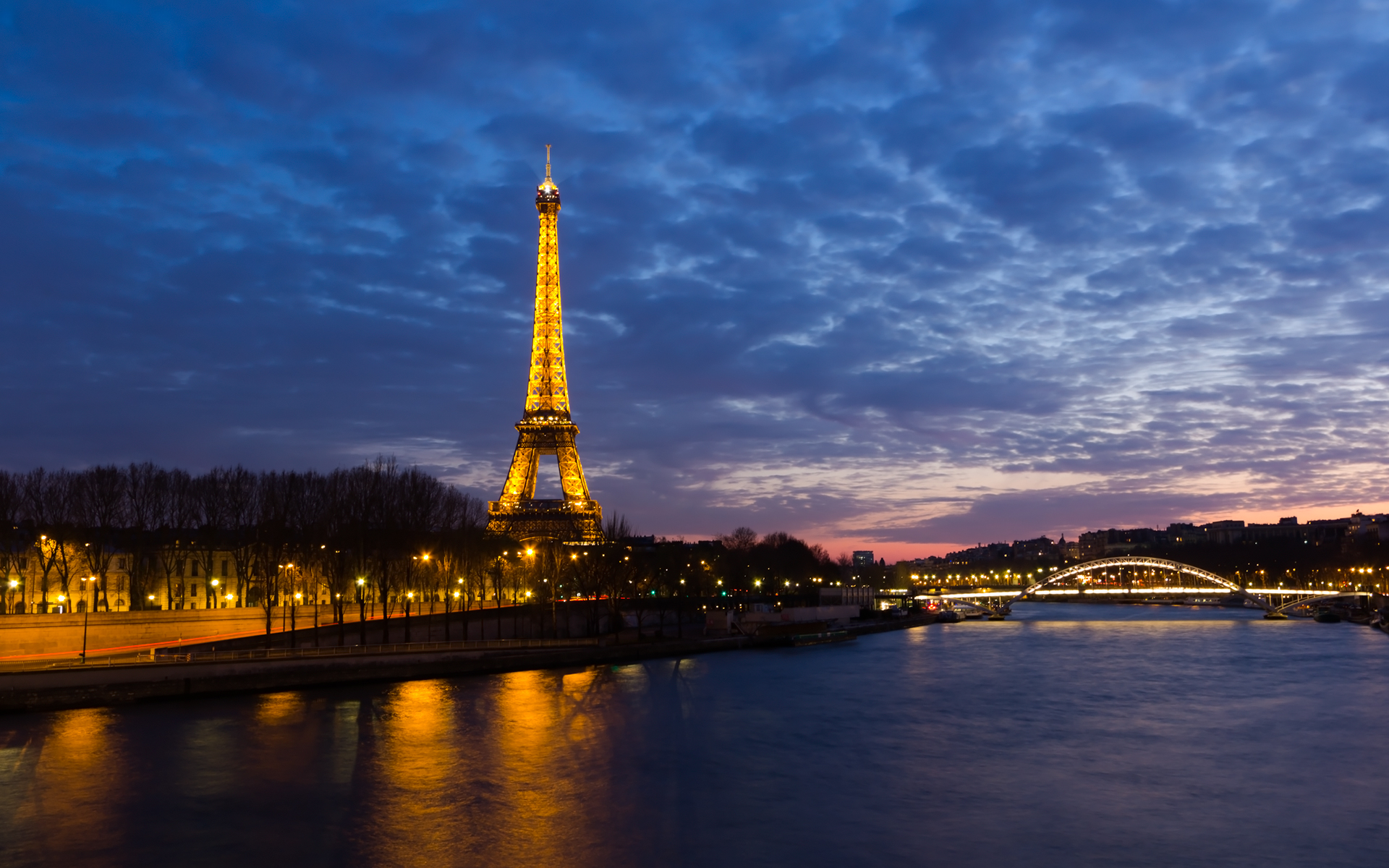 Eiffel Tower Sunset by J.Hayes
