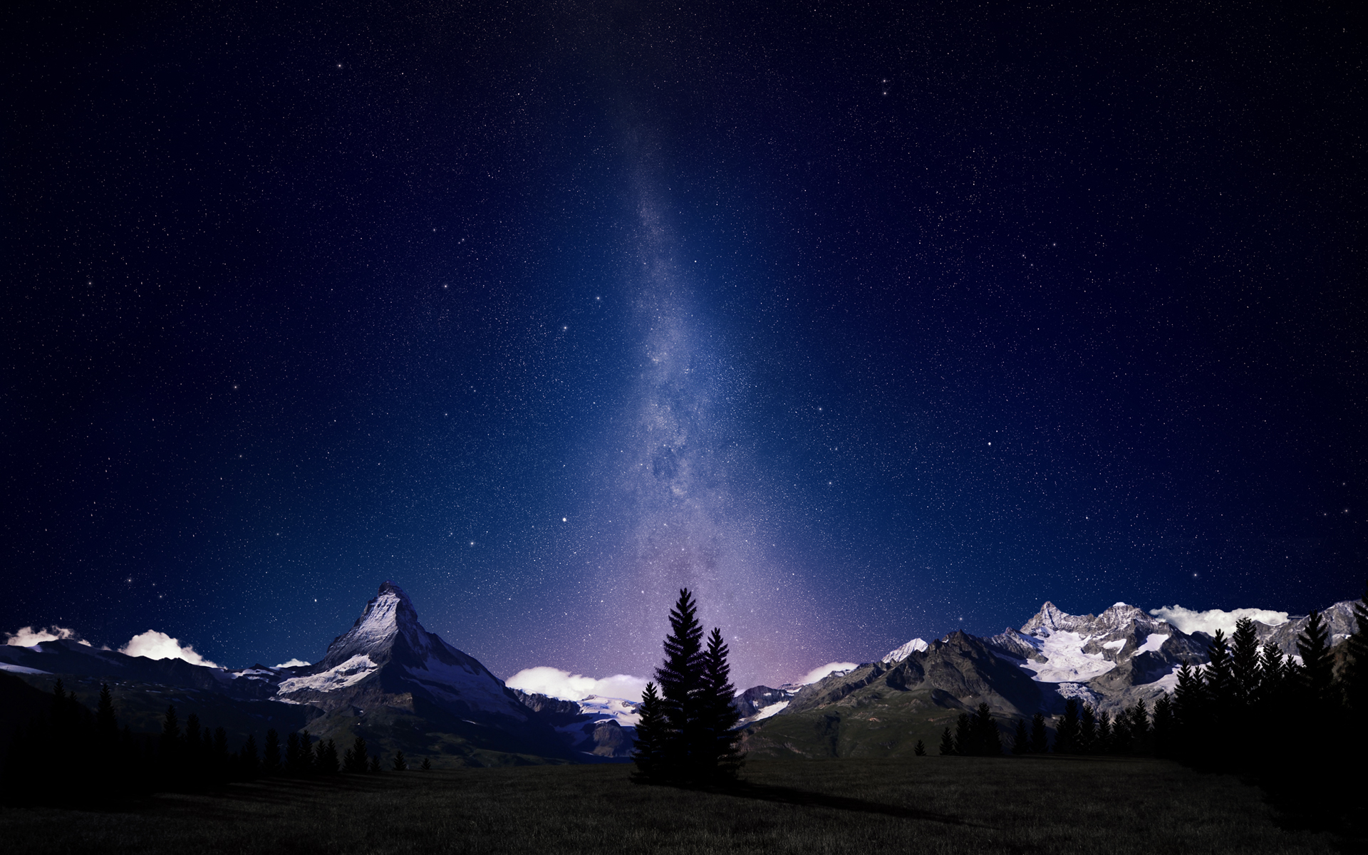 Alpine Night Sky by D.Kamp