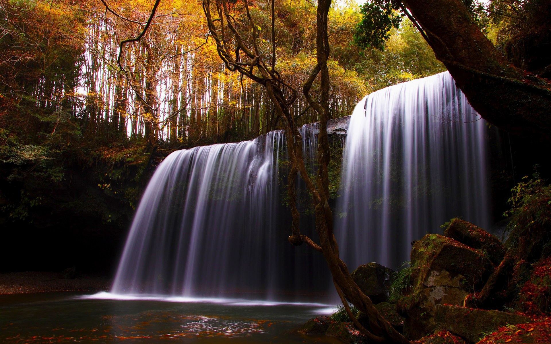Waterfall in Autumn