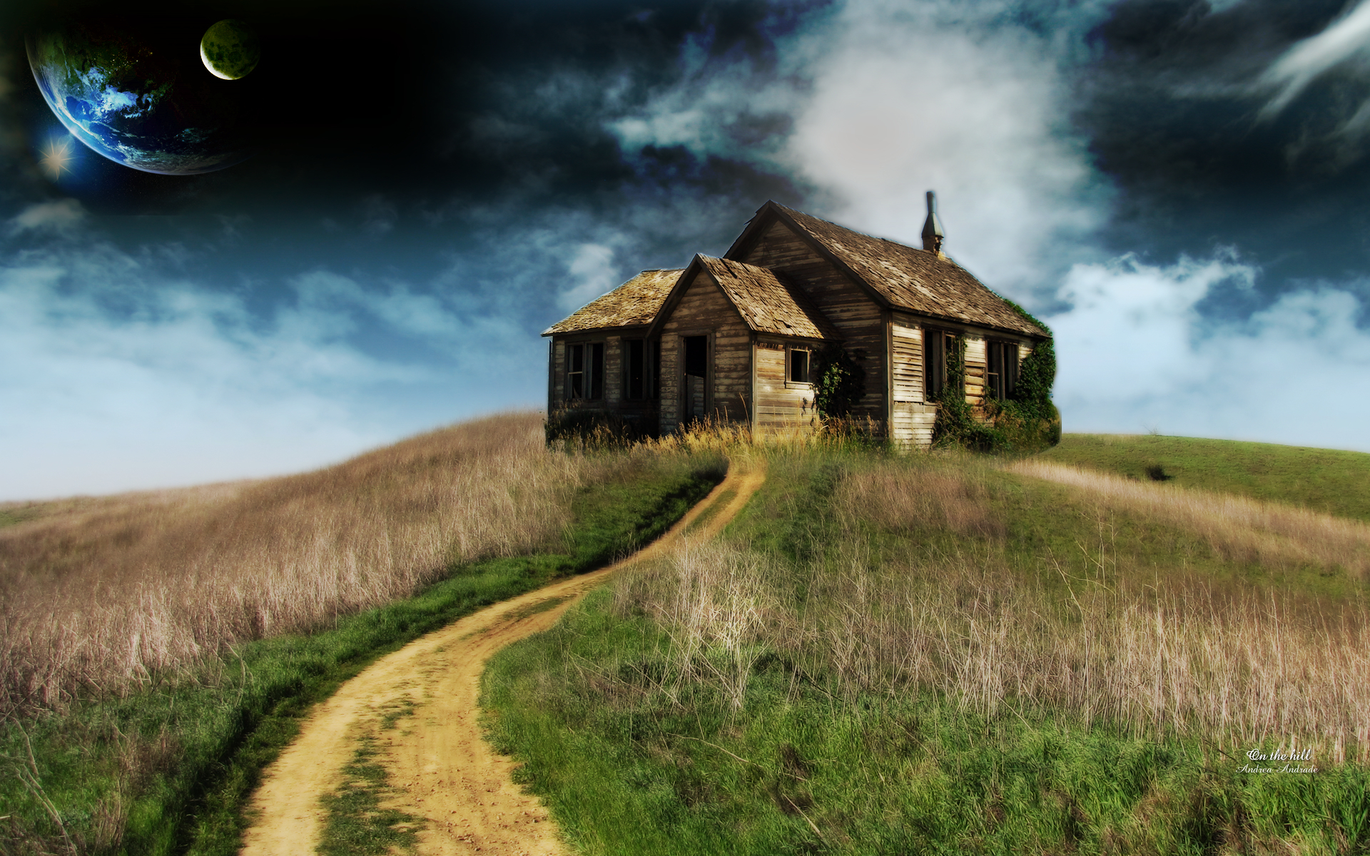 Image result for house on a hill